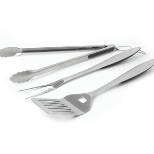 Stainless Steel <b>BBQ</b> <b>Tool</b> Set 3 Piece Heat Resistant Durable For Flipping Outdoor Camping Grilling - Product Image 1