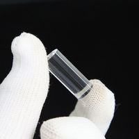 Tige de guidage de lumière en verre de quartz importé de haute pureté, certifiée CE/ISO9001, 90% de clarté, ouverture protectrice, biseau 60/40, qualité de surface