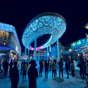 P6 iklan luar ruangan fleksibel ultra-tipis LED Video layar Film dinding transparan Display LED produsen - Product Image 3