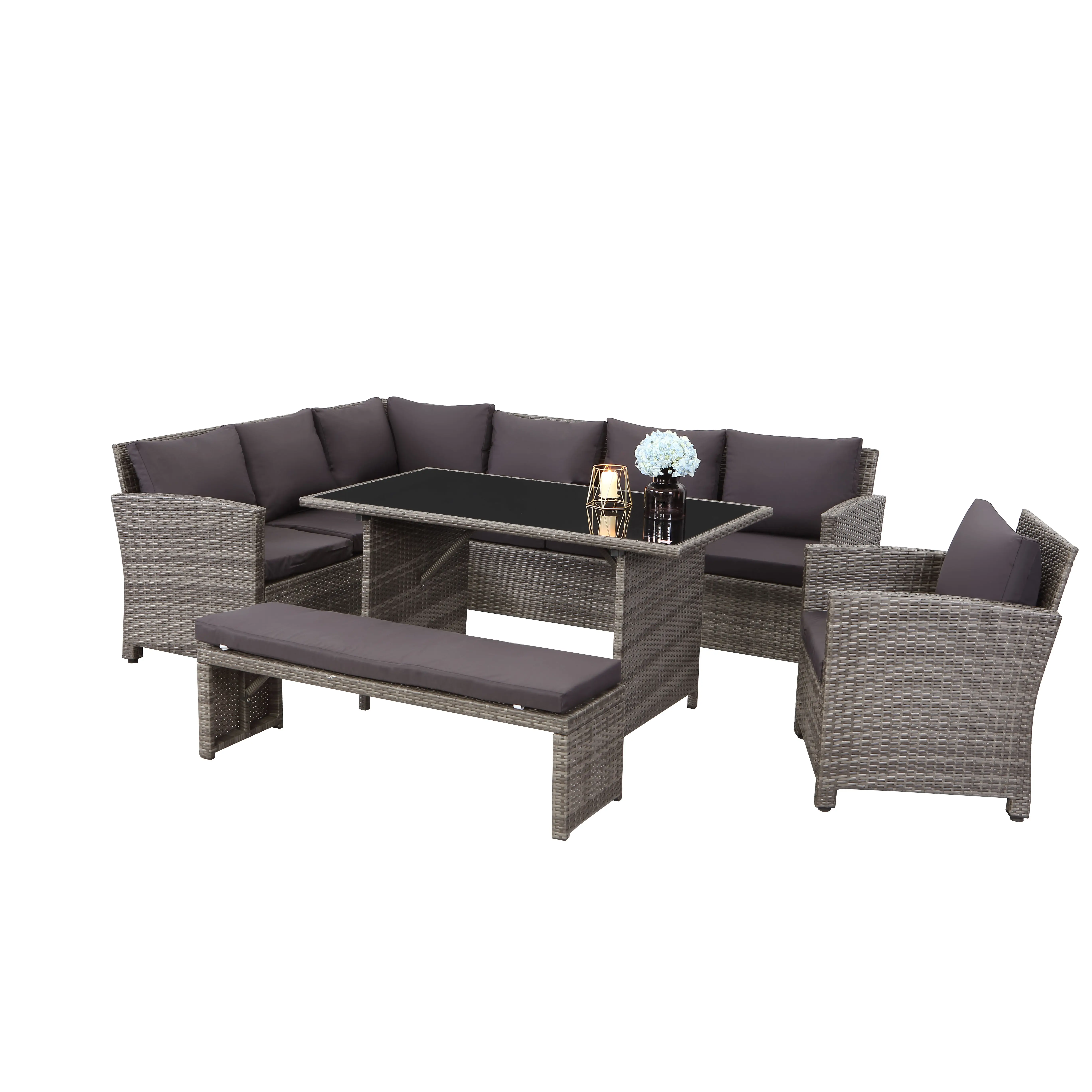 Outdoor Patio Garden Sets Patio Furniture Sets Outdoor Rattan Sofa Outdoor Garden Patio Furniture Sectional With Ottoman