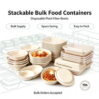 Bol ovale profond en papier jetable, tendance, pour plats légers à emporter, bol à salade élégant, boîte à lunch commerciale, compatible micro-ondes