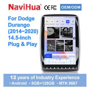Navihua para Dodge Durango 2014-2020, Actualización de Auto, Pantalla Táctil de 14.5'', Radio Android, Navegación GPS, Multimedia, Carplay, Estéreo para Auto - Product Image 1
