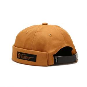 Gorro Docker Retro para Hombre, Estilo Simple y Moderno, Gorra de Béisbol con Etiqueta Tejida, Estilo Hip-Hop Urbano - Product Image 5