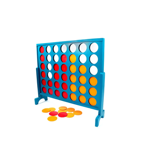 Nouveau design <span class=keywords><strong>Jeux</strong></span> d'extérieur Top Connect 4 Large en <span class=keywords><strong>bois</strong></span> massif 4 d'affilée - Product Image 1