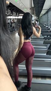 Leggings de <span class=keywords><strong>yoga</strong></span> en nylon sans couture <span class=keywords><strong>Sexy</strong></span> taille haute évidée pantalon de sport bout à bout avec motif solide pour les femmes - Product Image 3