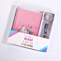 Couverture en PU pour journal intime, agenda, stylo, coffret cadeau