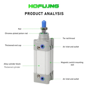 Guaranteed Quality Versatile DNC Air Cylinders Reliable Choice Customizable DNcC Cylinder Options HOFUJNG - Product Image 3