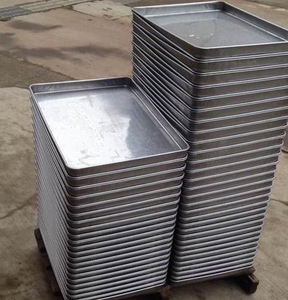 ถาดอบขนมปังสี่เหลี่ยมสแตนเลสอย่างดี ทนทาน ใช้สำหรับอบขนมปังและเบเกอรี่ - Product Image 6