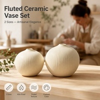 Vase à fleurs sphérique mat YBH, décoration florale moderne nordique pour la maison, centre de table, vases en céramique personnalisés en gros