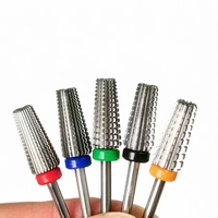 Embouts professionnels en carbure de tungstène 5 en 1 pour perceuse à ongles électrique, outils de manucure et pédicure pour salon et usage domestique