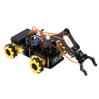 Bras robotisé pour voiture Kit ESP32 Télécommande Smart Robot Véhicule STEM Codage Programmation Apprentissage Éducatif pour Arduino