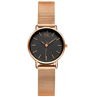 Jam Tangan Quartz Wanita dengan Tali Baja Tahan Karat, Nilai Estetika Tinggi dan Gaya Minimalis
