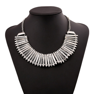 ZQT307-collar Vintage de Dubái, gargantilla de aleación antiplateada para mujer - Product Image 1