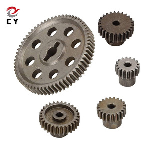 Metalurgia de polvo Ahorre 80% costo Transmisión sinterizada Piñón Rueda de engranaje recto de metal - Product Image 1