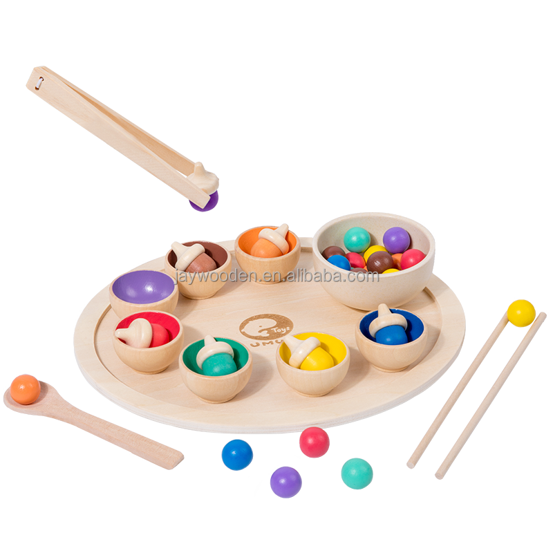 Wholesale Montessori Unisex Wooden Teething Teether