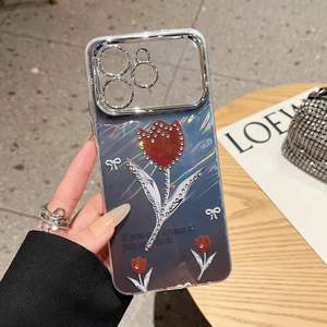 เคสโทรศัพท์ลายดอกไม้สาวหวานสำหรับเคส <span class=keywords><strong>OPPO</strong></span> RENO15 เคสเพชรน่ารักกันกระแทก RENO 15C - Product Image 5