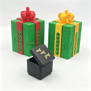 Christmas Surprise <b>Prank</b> <b>Gift</b> Box 3D Printed PLA Craft Ornament with Funny Spoof Design for Holiday Party Present - Product Image 4