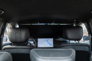 Pare-soleil de <span class=keywords><strong>voiture</strong></span> rétractable automatique noir à <span class=keywords><strong>ventouse</strong></span> télescopique avec protection UV et isolation thermique, ajustement universel - Product Image 5