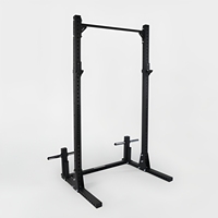 Rack de musculation multifonctionnel commercial pour squats et tractions, support réglable pour barre d'haltères, banc de musculation à domicile, équipement de fitness pour l'entraînement de force