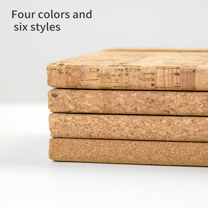 Liniertes Notizbuch aus Kork in den Größen A6, A5, B5 mit Holz-Lederband, Planer, personalisierbares Notizbuch - Product Image 2