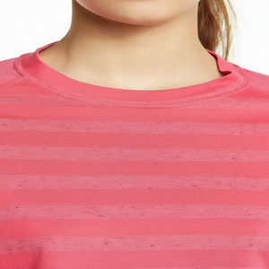 T-shirt manches longues femme, estival et à rayures, impression personnalisée - Product Image 1