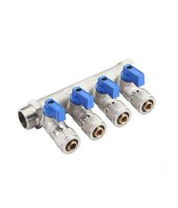 Alta qualidade personalizado 1/2 bronze bola <span class=keywords><strong>manifold</strong></span> água separadores para sistemas de aquecimento - Product Image 4