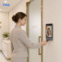 Terminal de reconnaissance faciale biométrique étanche IP65, écran tactile IPS 8 pouces, système de contrôle d'accès avec lecteur de carte RFID et code QR