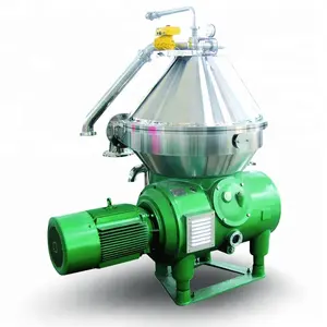 Extractor separador de disco de filtro de agua de aceite de plantas de hierbas centrífugas de trabajo automático de alta velocidad