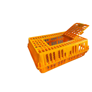Cage de transport empilable en plastique maillé de type H pour volailles vivantes, panier à poulets et canards réutilisable, caisse de ferme portable pour volailles - Product Image 5