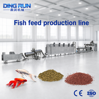 Machine de fabrication d'aliments pour poissons, ensemble complet, additifs pour aliments pour poissons au chlorure de choline, ligne de production d'aliments flottants pour poissons-chats