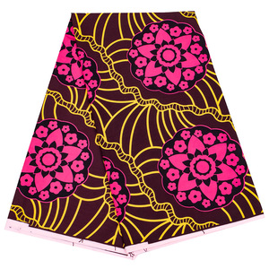 Siêu <span class=keywords><strong>Java</strong></span> Ankara Wrapper Vải Phi Bất Sáp In Vải 6 Yards Satin Lụa Hollandais Bông - Product Image 3