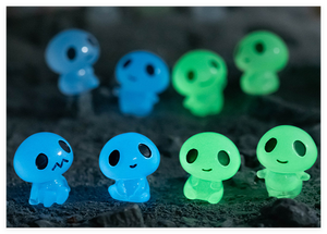 All'ingrosso moderno mini action garden figure bagliore in resina scura figurina <span class=keywords><strong>extraterrestre</strong></span> luminoso alieno halloween fantasma cartone animato - Product Image 6