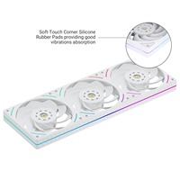 Vente en gros Thermalright TL-UB36RW Blanc 360mm Ventilateur d'écoulement d'air inverse 2150RPM 69,3 CFM 3-en-1 Intake PC Cooler