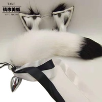 Plug anal en fourrure de renard véritable, très vendu, jouets sexuels de haute qualité, plug anal en fourrure de renard