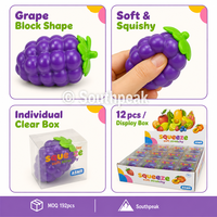 Southpeak Maltose Swirl Cube Squishy - Jouet sensoriel TPR à rebond lent de 5,5 cm pour soulager le stress et l'anxiété liés au TDAH (150g)