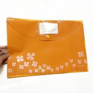 Carpeta de Plástico para Documentos, Bolsa de Transporte Grande con Diseño Floral, Carpeta de Plástico Elegante para Archivos, para Oficina y Escuela - Product Image 5
