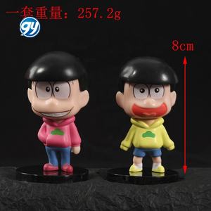 รูปปั้นของเล่นตุ๊กตาอะนิเมะ osomatsu-San 6ชิ้นรูปปั้นของเล่นตุ๊กตา <span class=keywords><strong>karamatsu</strong></span> choromatsu ichimatsu jushimatsu - Product Image 2