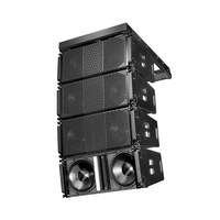 Sistema de Sonido Lineal Profesional para Escenarios TB TR-212, Altavoces de Doble Carcasa de Madera de 12 Pulgadas, Potencia de Salida de 600W, 3 Años de Garantía