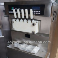 Machine à crème glacée de haute qualité à 5 saveurs, garantie 1 an, machine à crème glacée commerciale à vendre, machine à crème glacée molle