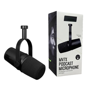 <strong>MV7X</strong> Professional Dynamic Podcast Microphone with Voice Isolation Technology, XLR Connection for Studio and Streaming - Product Image 1