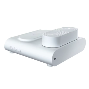 2025 Nuevo Hogar de lujo 1/3 soporte de muelle estación de carga inalámbrica rápida 15W Hotsell 200ML humidificador LED ultrasónico difusor de aceite Aroma - Product Image 5