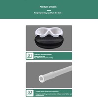 Inhalateur nasal portable commercial avec tube à hydrogène, concentration de 99,99 %, boîtier en plastique, utilisation en extérieur