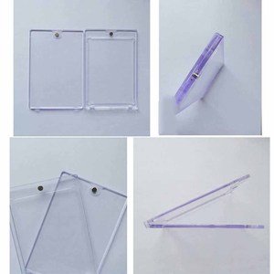 ขายส่ง NOVISON LL-20260720-25 กล่องใส่การ์ดแม่เหล็กพลาสติกแบบกดเปิดปิด ป้องกันรังสียูวี สำหรับการ์ดเบสบอล PTCG และการ์ดกีฬา - Product Image 2