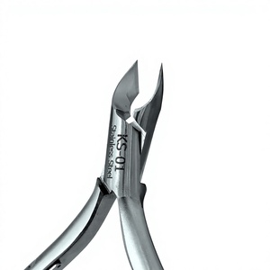 Cortauñas Profesional de Acero Inoxidable KS-01, Cortador de Cutículas con Hoja Curva, Apertura de Mandíbula Ancha, Punta Afilada, para Uso en Dedos de Adultos - Product Image 2