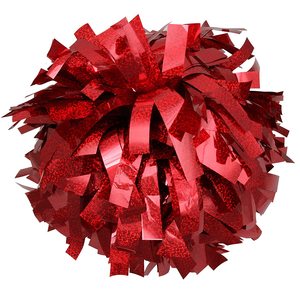 Pon Pon Professionali da 6 Pollici per Squadre di Danza e Cheerleader, Design Personalizzabile con Glitter, Fiori in Plastica Metallizzati Olografici - Product Image 4