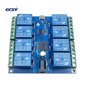 <span class=keywords><strong>Lcus</strong></span> HID สวิตช์ควบคุมอัจฉริยะยูเอสบีคอมพิวเตอร์, โมดูลรีเลย์8ช่อง5โวลต์ - Product Image 1