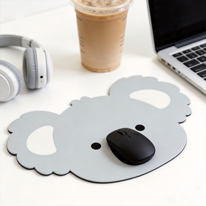 Tapis de souris Koala, petite taille, mignon, dessin animé, simple, épais, pour bureau - Product Image 4