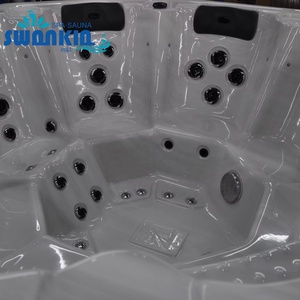 Sedili profondi 6 persone festa in famiglia Relax piscina idromassaggio idromassaggio all'aperto vasca idromassaggio Spa - Product Image 3