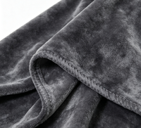 Couverture électrique d'hiver confortable, portable, chauffante à l'infrarouge au graphène, à température réglable, lavable, pliable et offrant une protection sécurisée