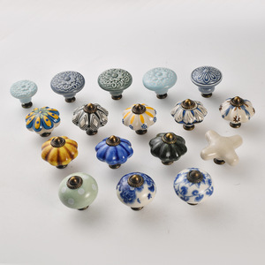 <b>Ceramic</b> Cabinet <b>Knobs</b> Novelty Shape French Style <b>Drawer</b> Handles Durable <b>Ceramic</b> Material - Product Image 4